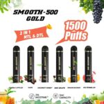 Buy Smooth-500 Gold with 1500 Puffs