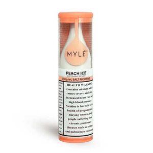 Myle Drip Disposable 20MG 2500 Puffs - Peach Ice