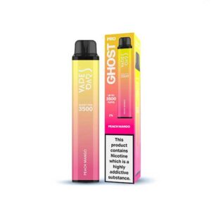Vapes Bars Ghost Pro 3500 Puffs - Mango Peach 20mg