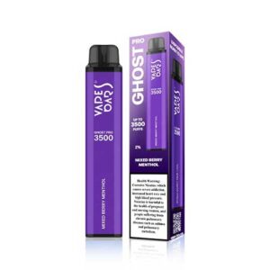 Vapes Bars Ghost Pro 3500 Puffs - Mixed Berrry Methol 20mg