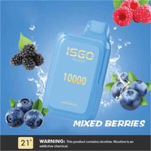 ISGO Bar 10000 Puffs Disposables Vape - Blueberry Ice