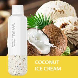 VAAL Rechargeable 4500 Puffs Disposable Kit EP4500 - Coconut ice cream