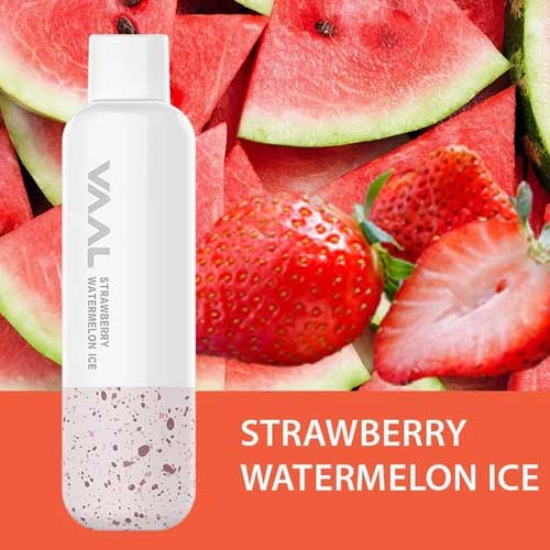 VAAL Rechargeable 4500 Puffs Disposable Kit EP4500 - Strawberry Watermelon ice