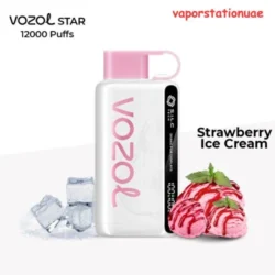 Vozol Star 12000 Strawberry ice cream disposable vape
