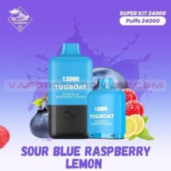 Tugboat Super 24000 Sour Blue Raspberry Lemon