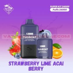 Tugboat Super 24000 Strawberry Lime Acai Berry