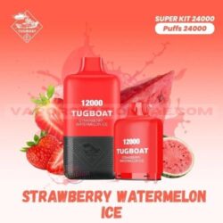 Tugboat Super 24000 Watermelon Strawberry ice